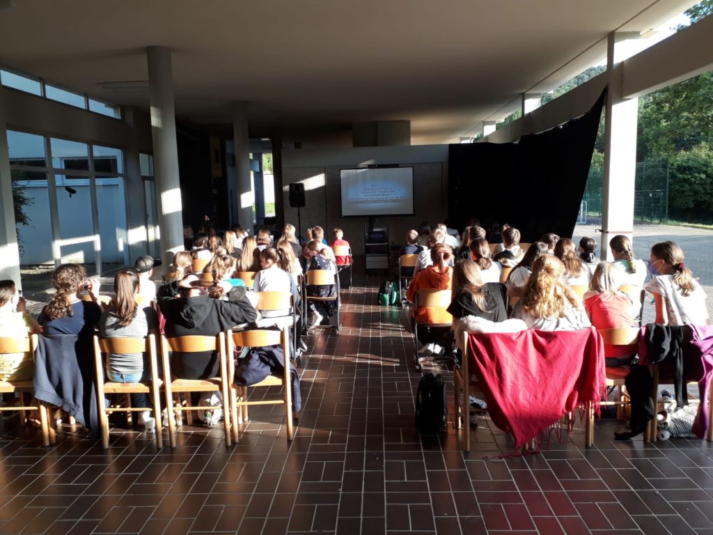 Kinoerlebnis der besonderen Art an der Realschule Calvarienberg